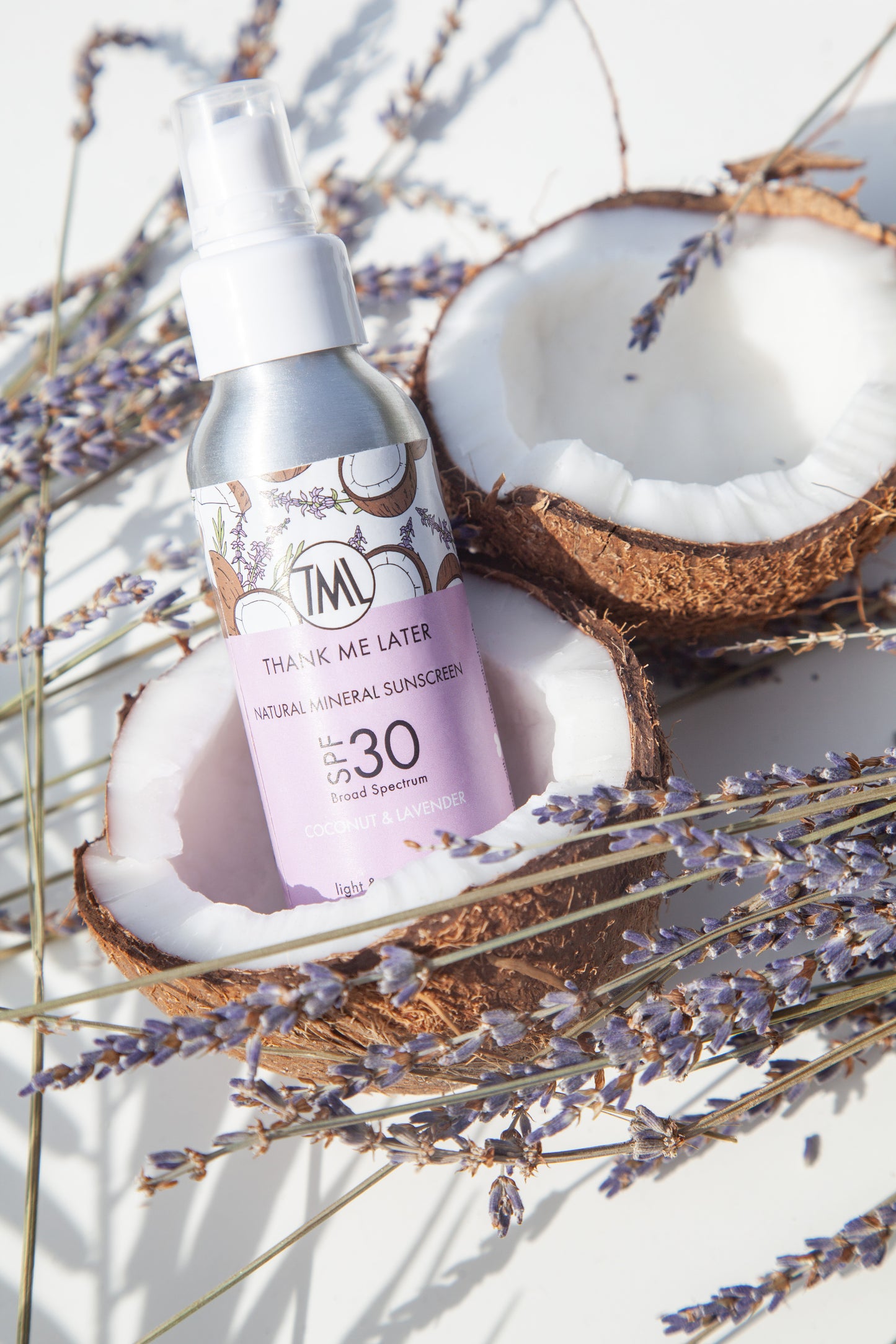 Coconut-Lavender SPF30 Mineral/Vegan