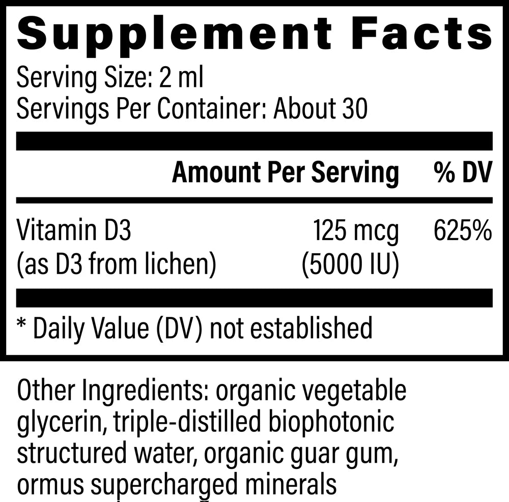 Organic Vitamine D3 - 5000IU